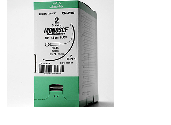 Monosof Монофиламентный нерассасывающийся шовный материал из полиамида : Covidien Syneture